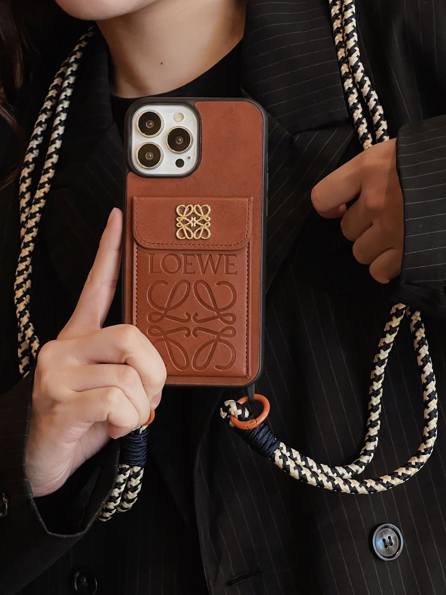 Loe Card Holder Δερμάτινη θήκη για iPhone