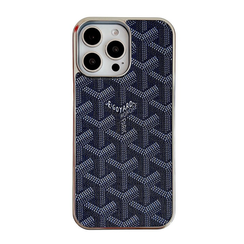 Capa para iPhone Goya multicolorida em ouro branco