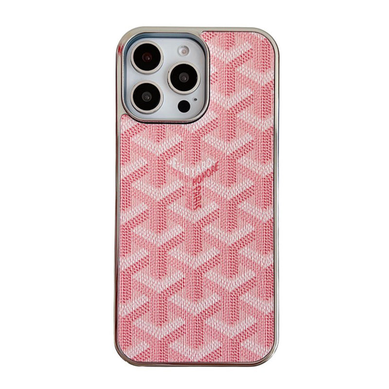 Capa para iPhone Goya multicolorida em ouro branco
