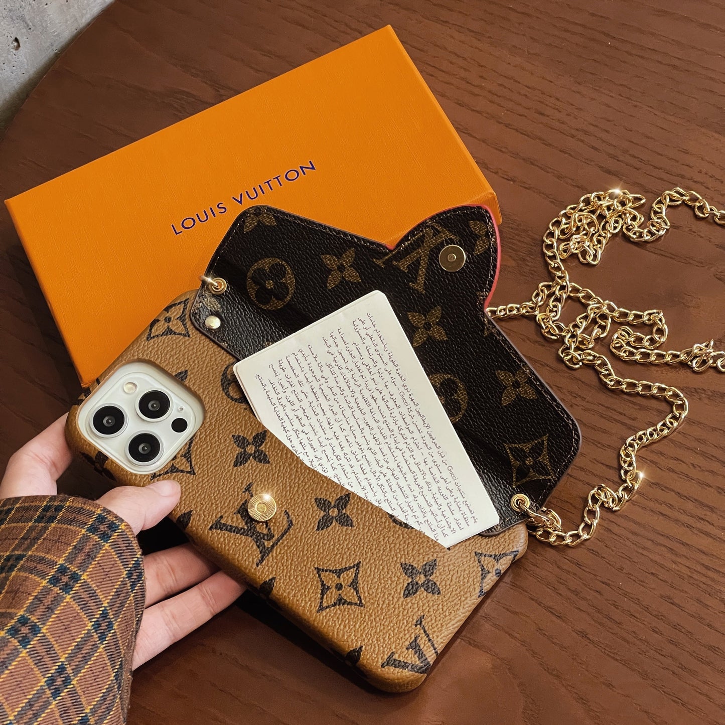Θήκη για iPhone για κάρτα Lou Gold CrossBody
