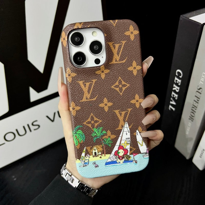Lou kleuren iPhone-hoesje