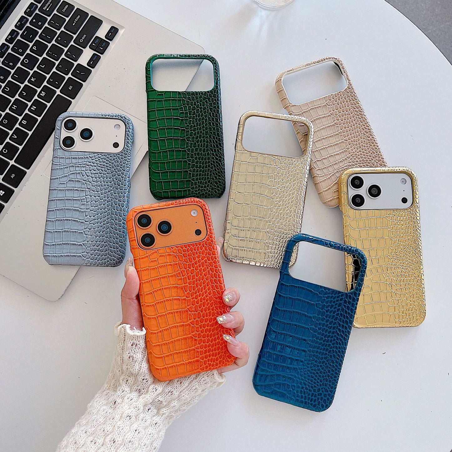 Luxury Crocodile Texture Phone Case