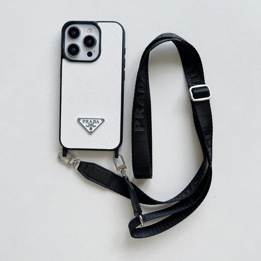 Skórzane etui na iPhone'a Pra Crossbody