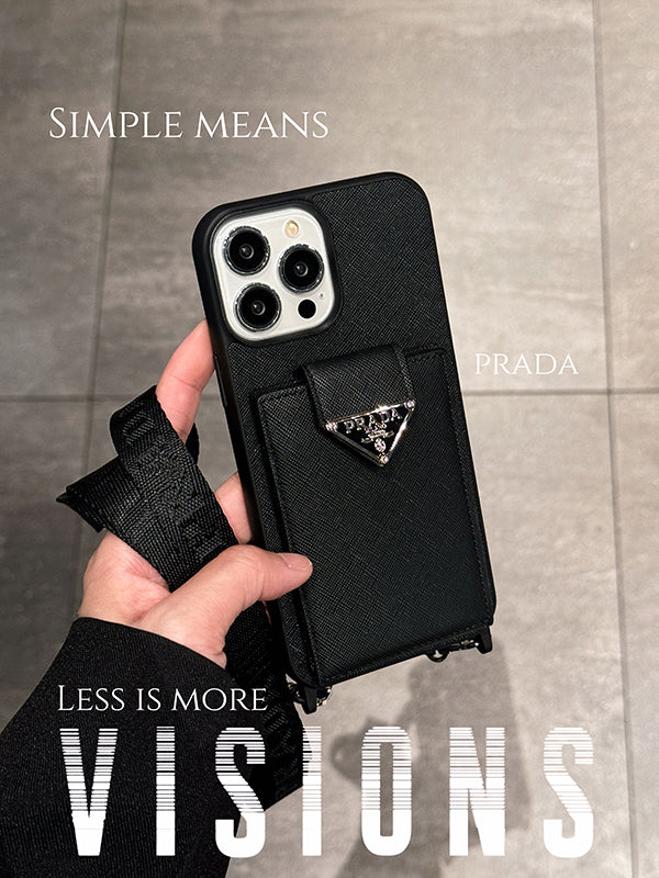 Pra Crossbody læder etui til iPhone