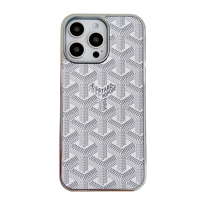 Capa para iPhone Goya multicolorida em ouro branco