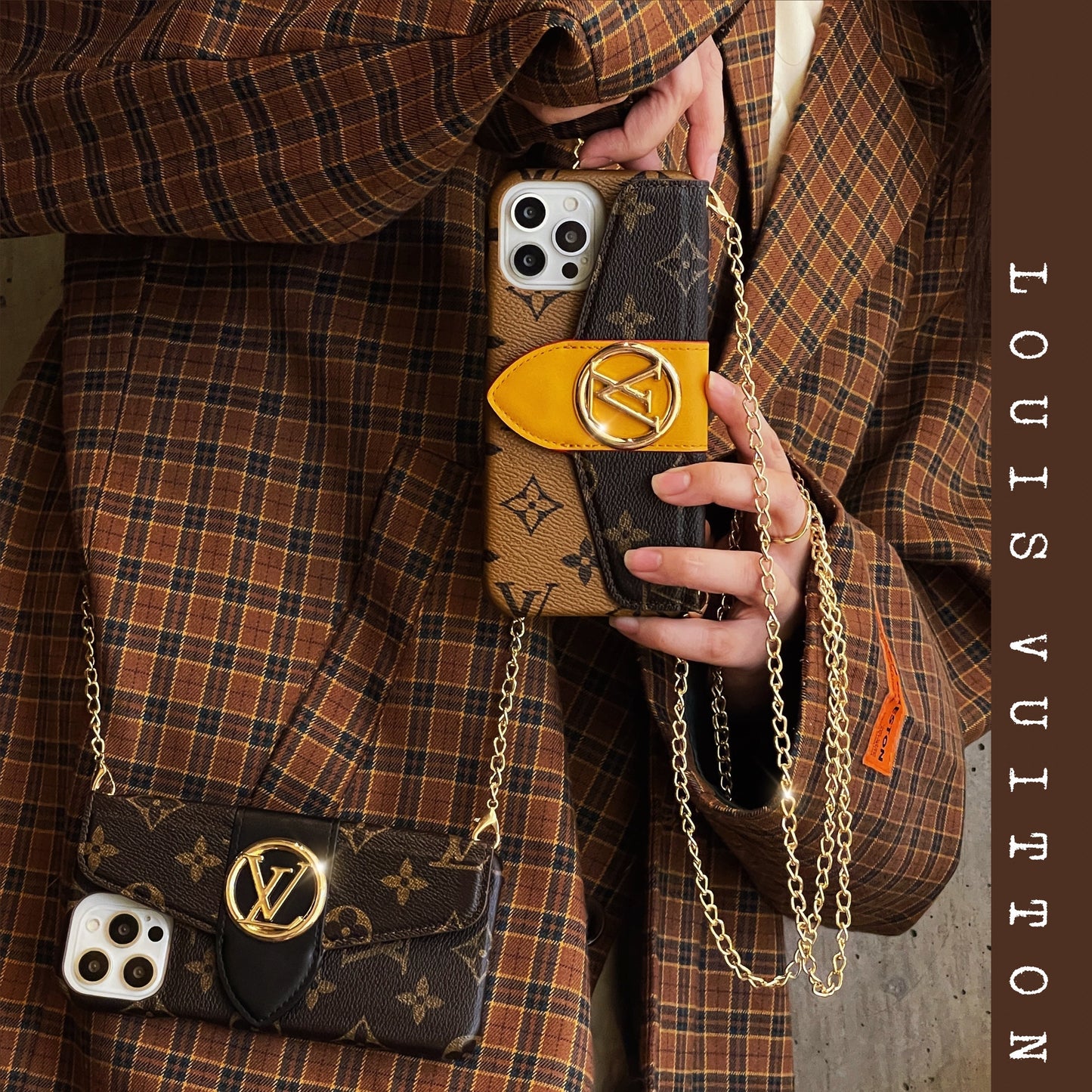 Θήκη για iPhone για κάρτα Lou Gold CrossBody