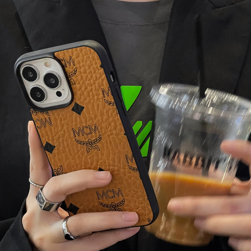 MCM iPhone etui Gul-MCK240603