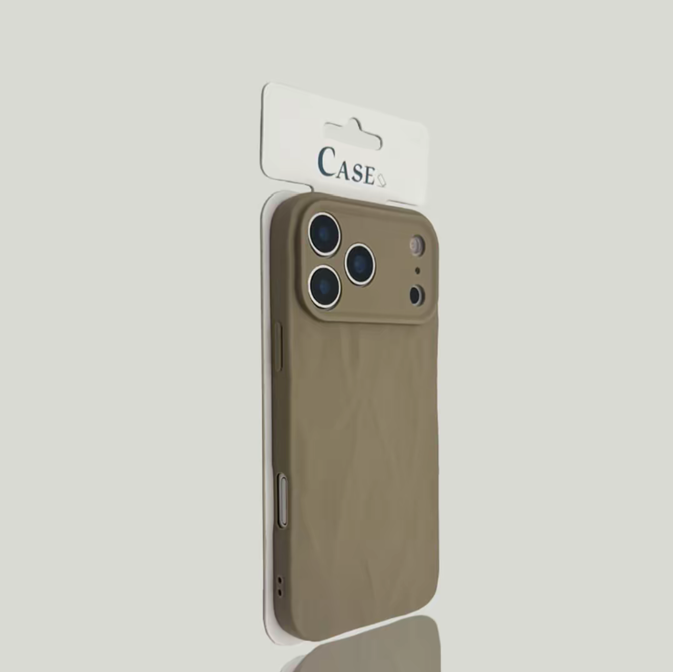 INS-Style New Minimalist Wrinkle Pattern Case