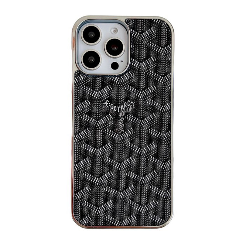 Capa para iPhone Goya multicolorida em ouro branco