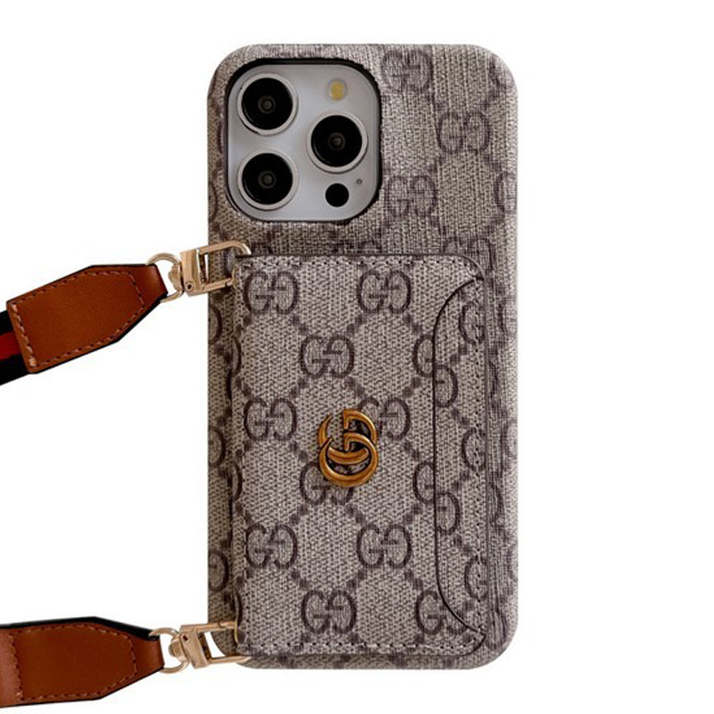 Mála Cárta GG Cás iPhone Clasaiceach Crossbody