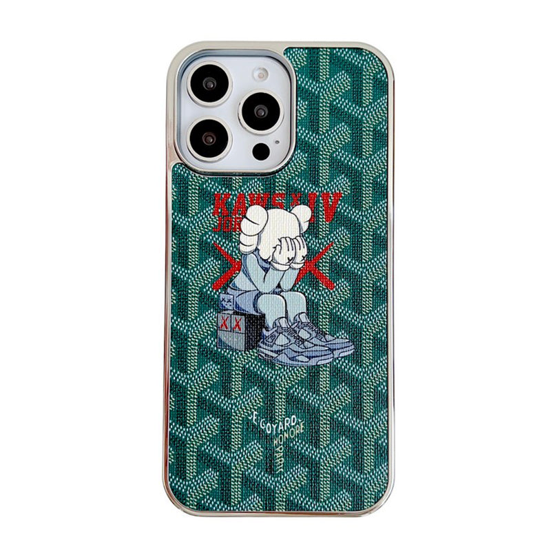 Custodia per iPhone in oro bianco Goya x Kaw