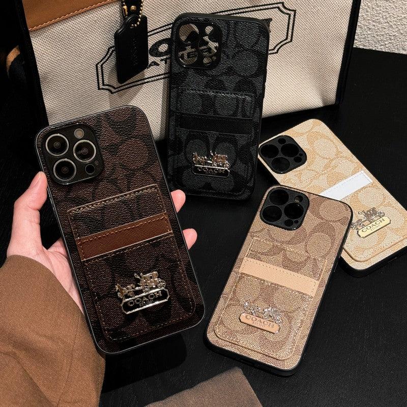 Mála Cárta Coa Cás iPhone Leathar