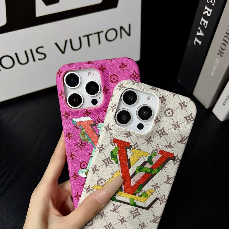 Lou kleuren iPhone-hoesje