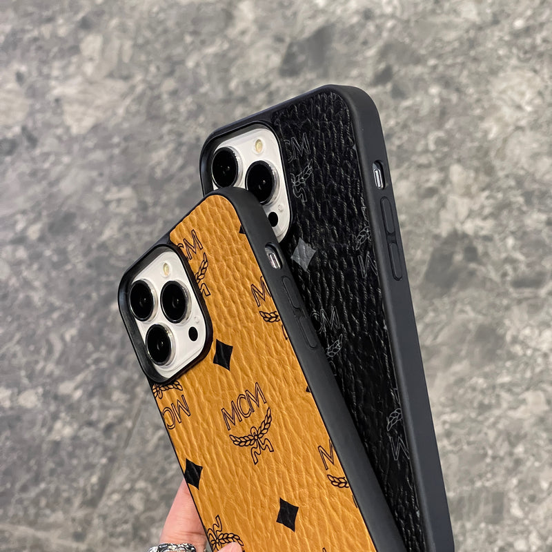 MCM iPhone etui Gul-MCK240603