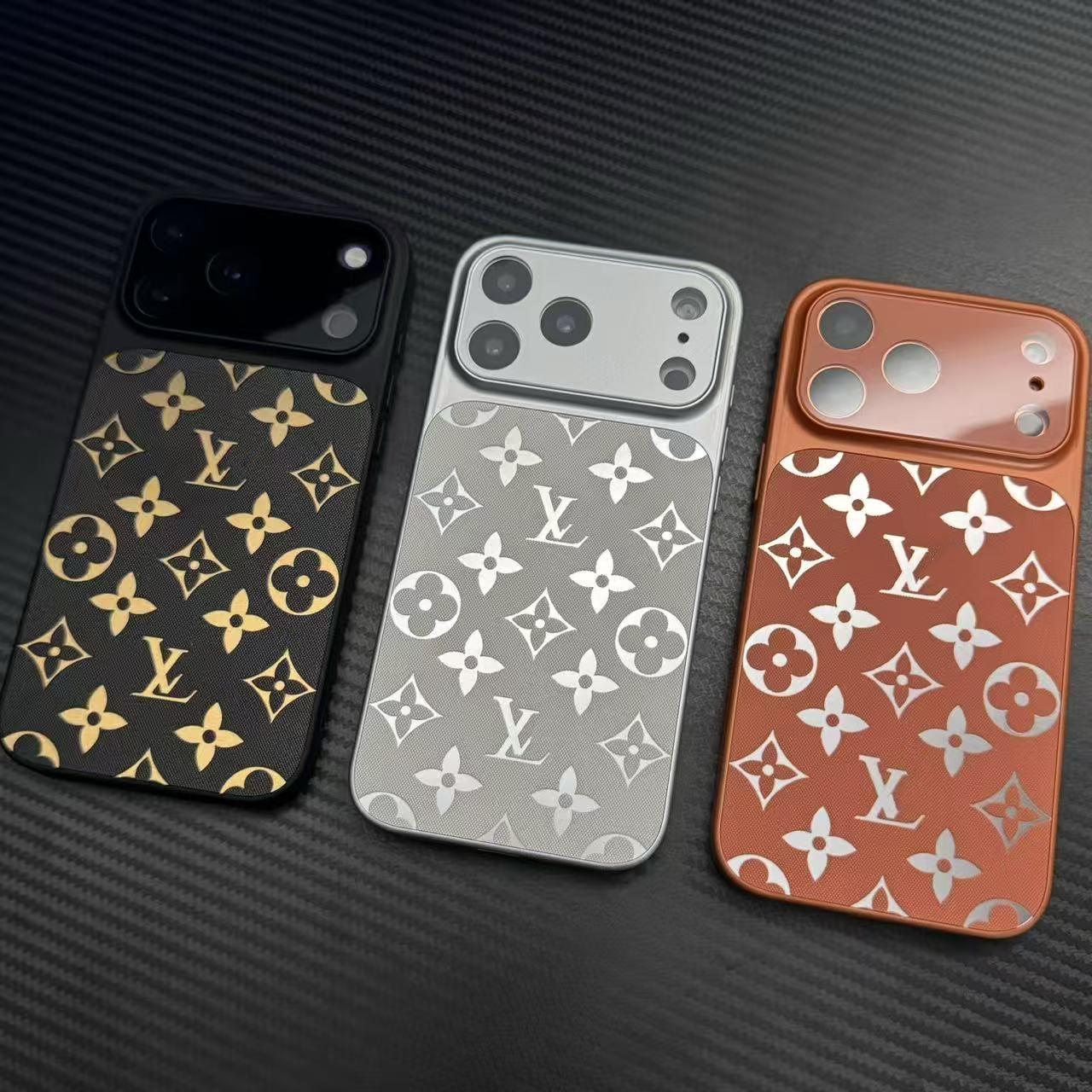 Luksus farveskiftende Monogram telefonetui