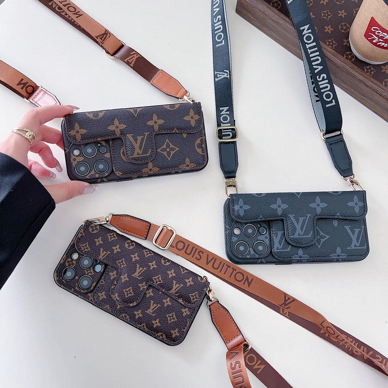 Etui na iPhone'a z bocznym uchwytem na karty Lou