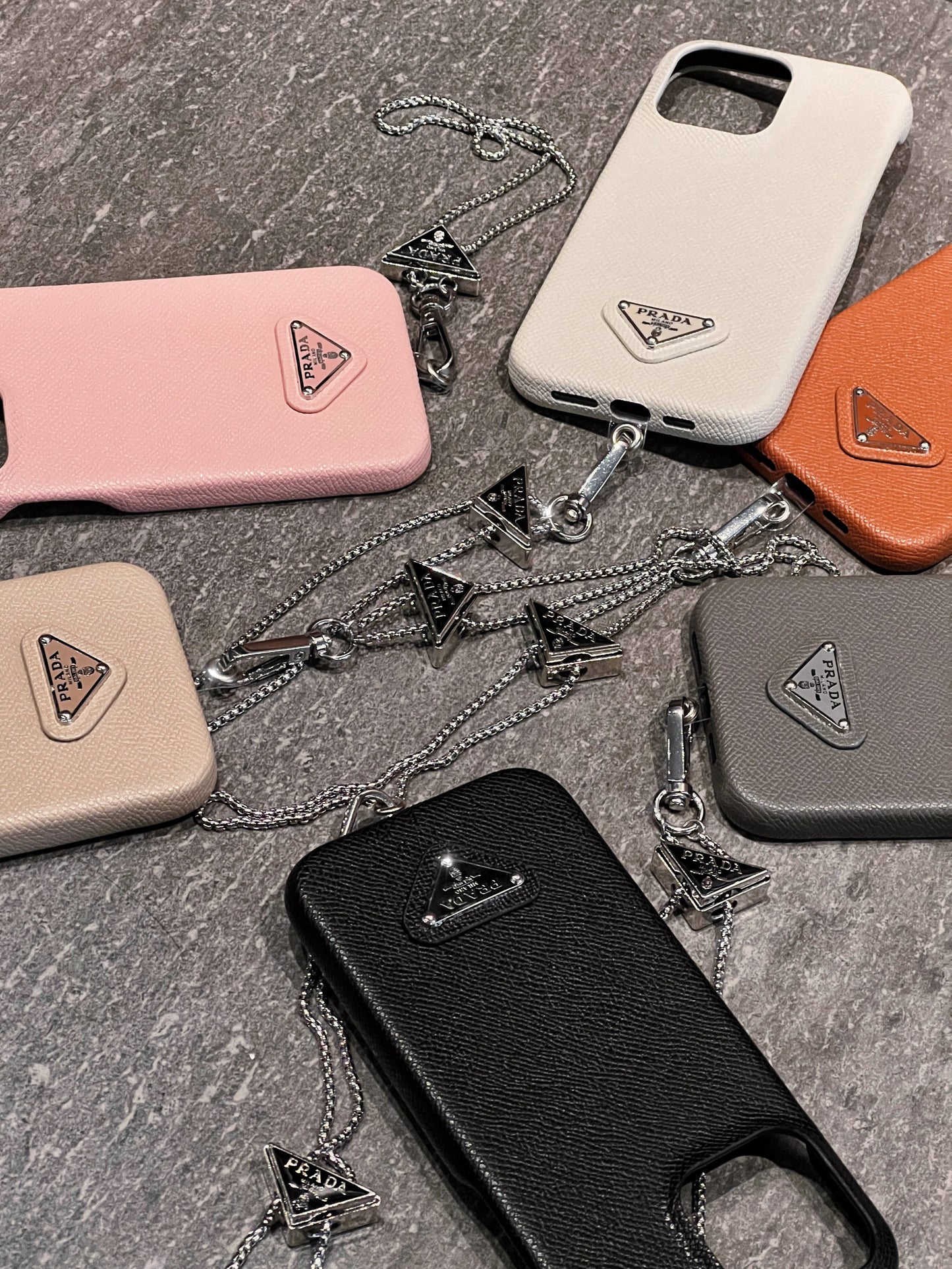 Pra Læder Crossbody iPhone etui