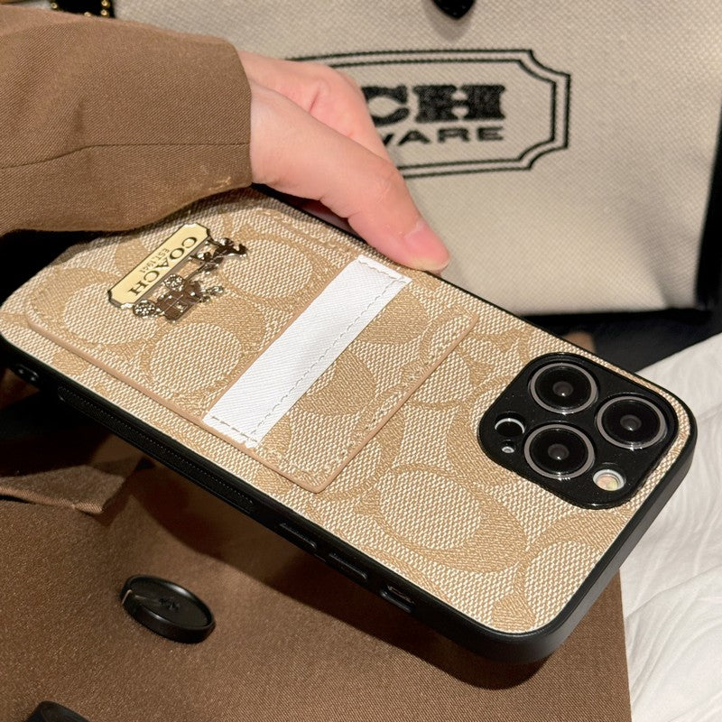 Mála Cárta Coa Cás iPhone Leathar