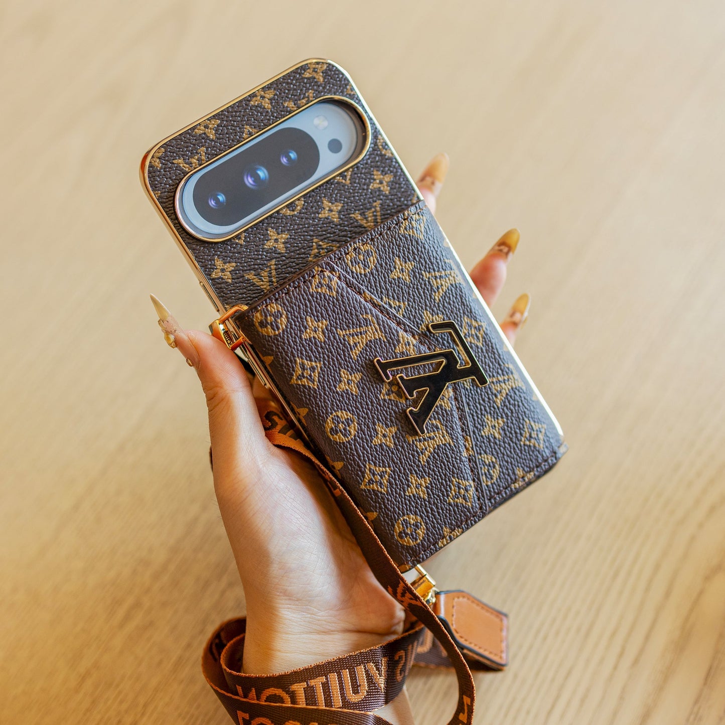 Luksus-stil lanyard Google Pixel-telefoncover