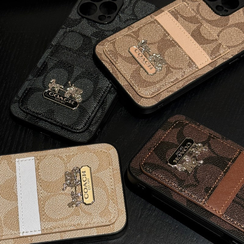 Mála Cárta Coa Cás iPhone Leathar