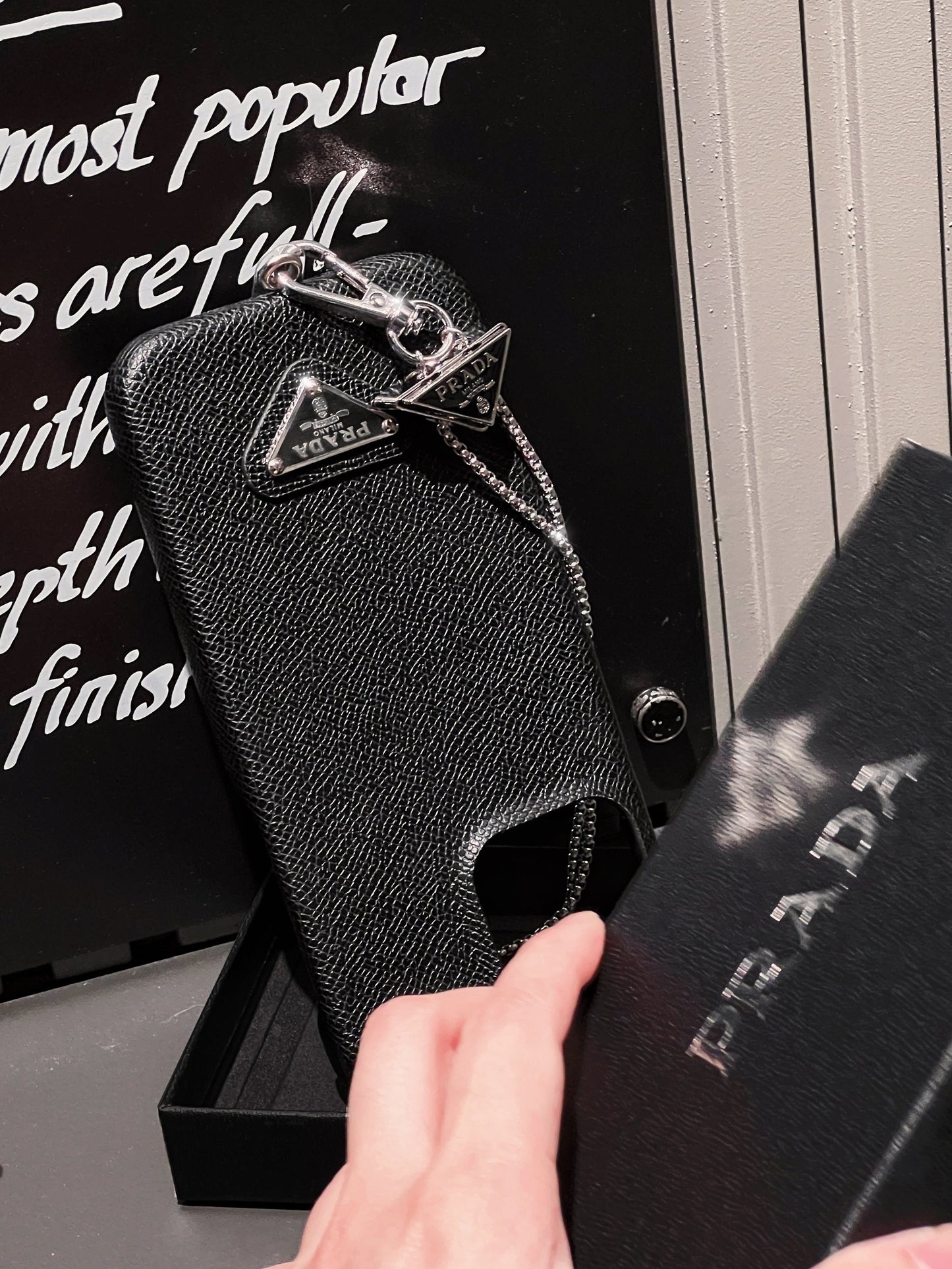 Pra Læder Crossbody iPhone etui