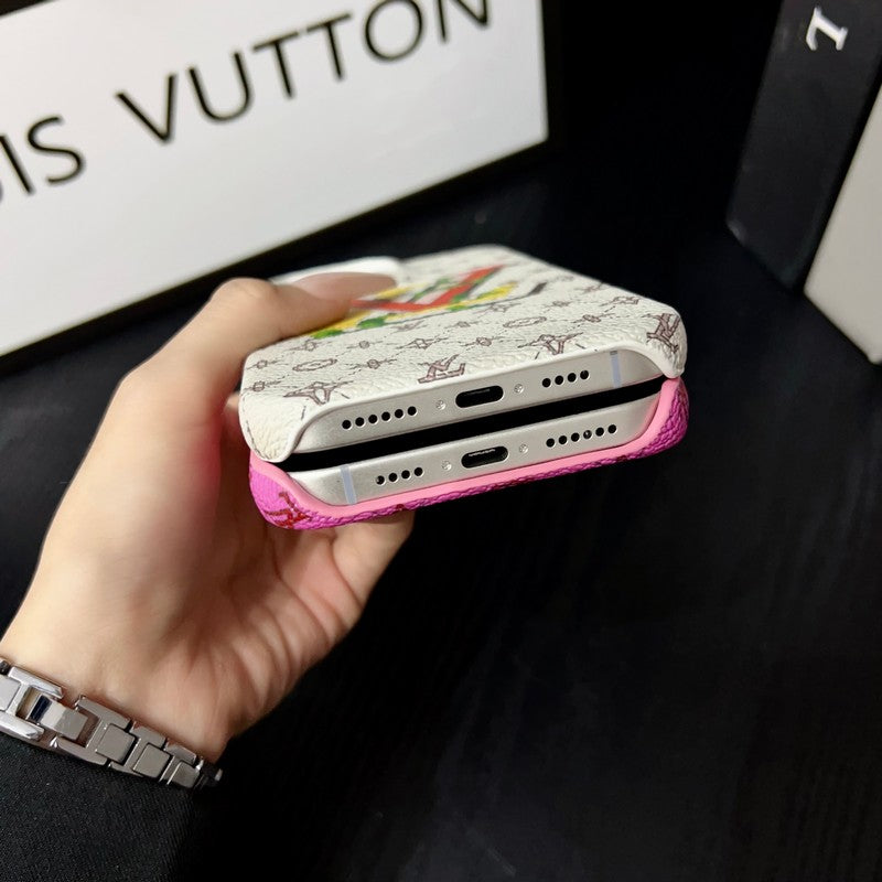 Lou kleuren iPhone-hoesje