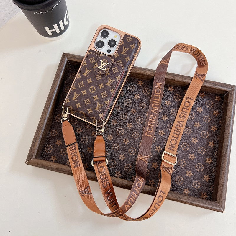 Custodia per iPhone a tracolla Lou Gold Cover