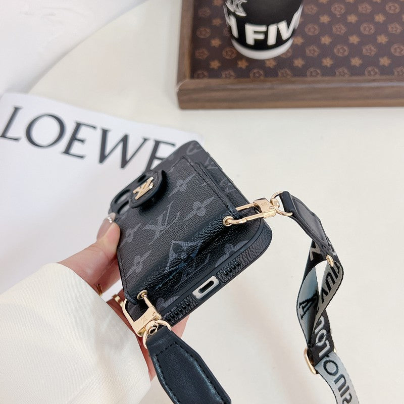 Lou Card Bag iPhone-Hülle mit farbiger Kette zum Umhängen