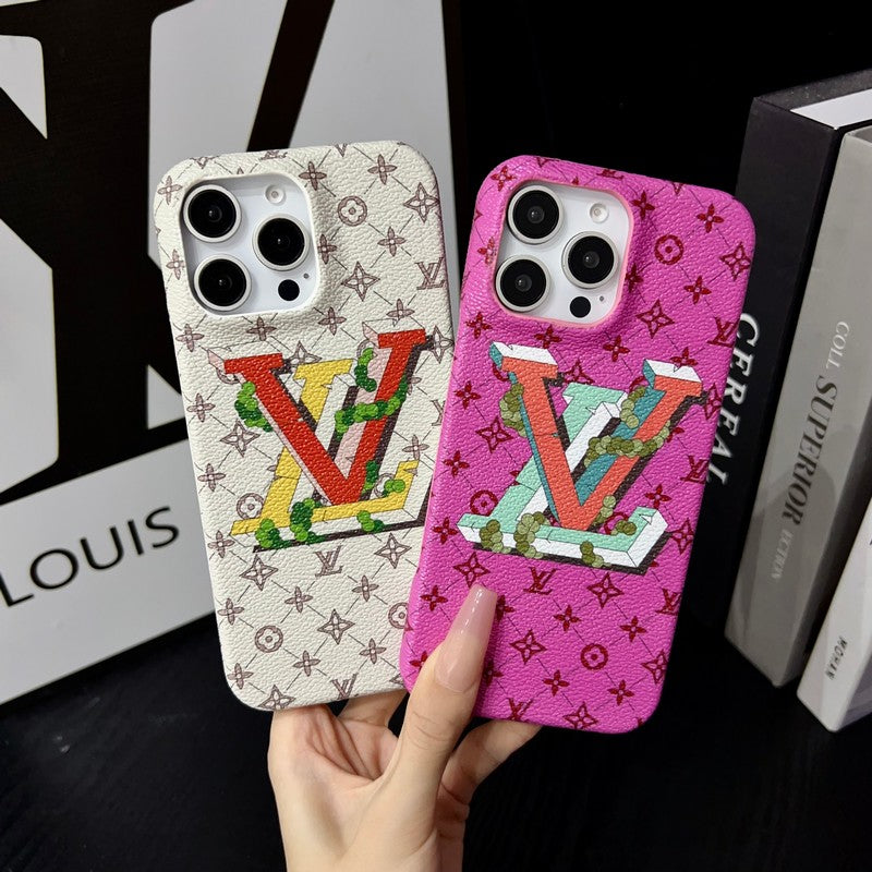 Lou kleuren iPhone-hoesje