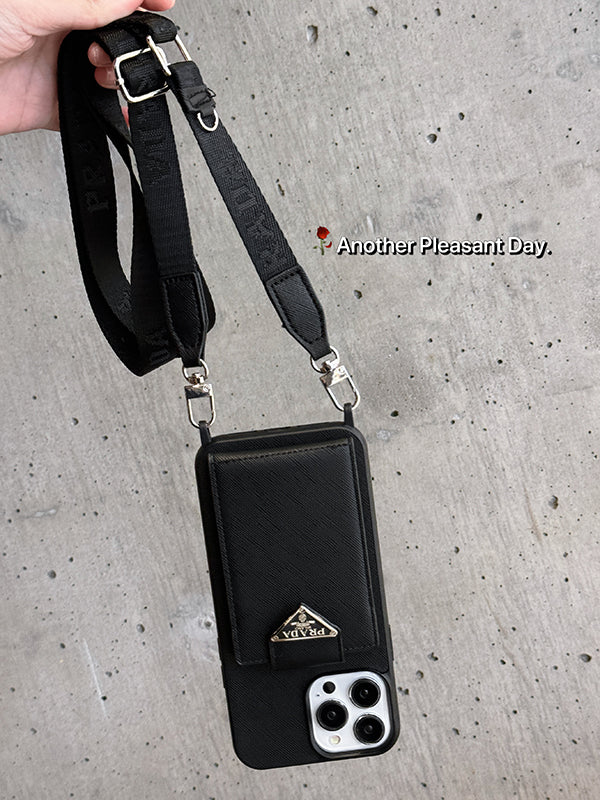 Pra Crossbody læder etui til iPhone