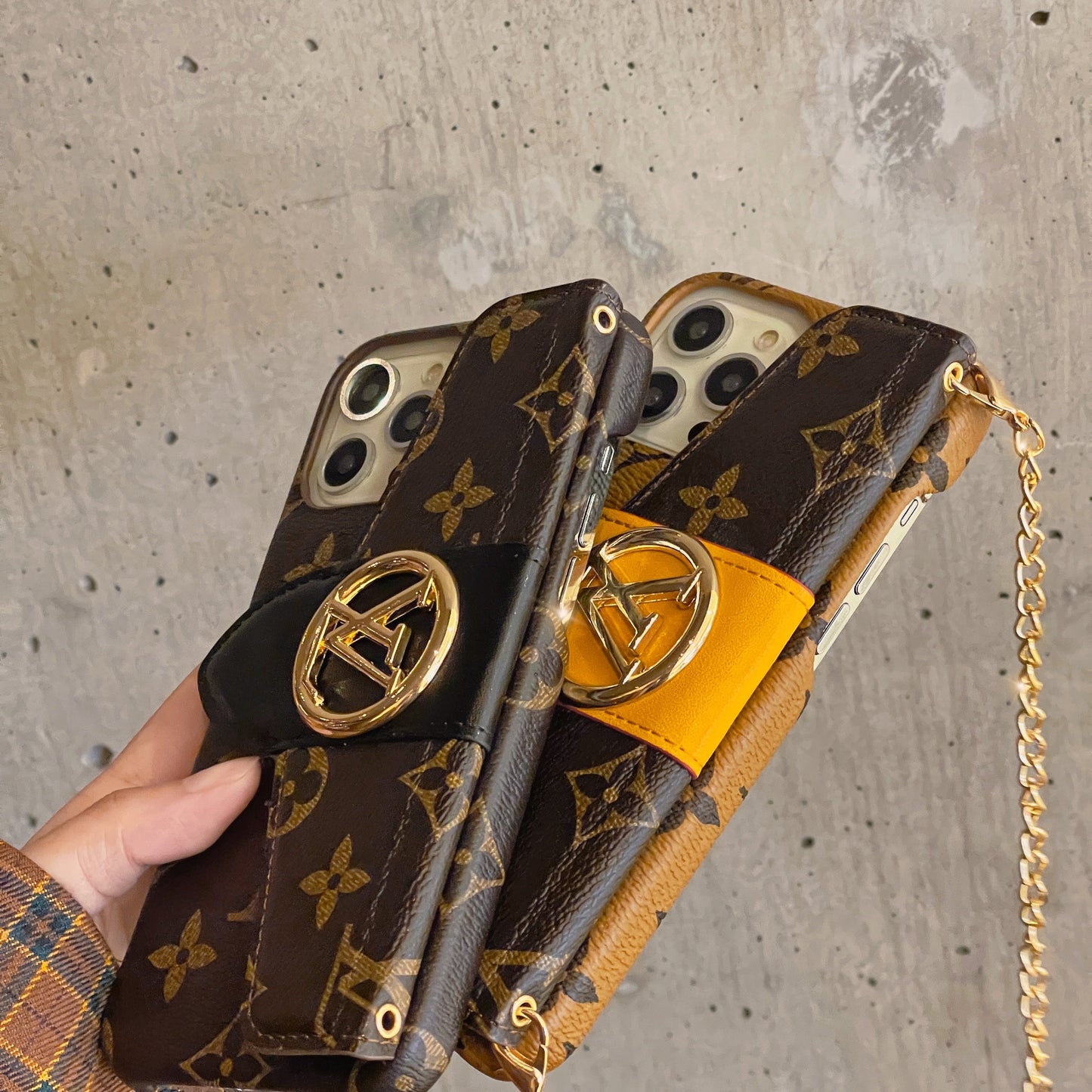 Θήκη για iPhone για κάρτα Lou Gold CrossBody