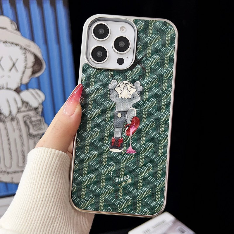 Custodia per iPhone in oro bianco Goya x Kaw