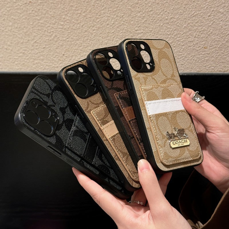 Mála Cárta Coa Cás iPhone Leathar