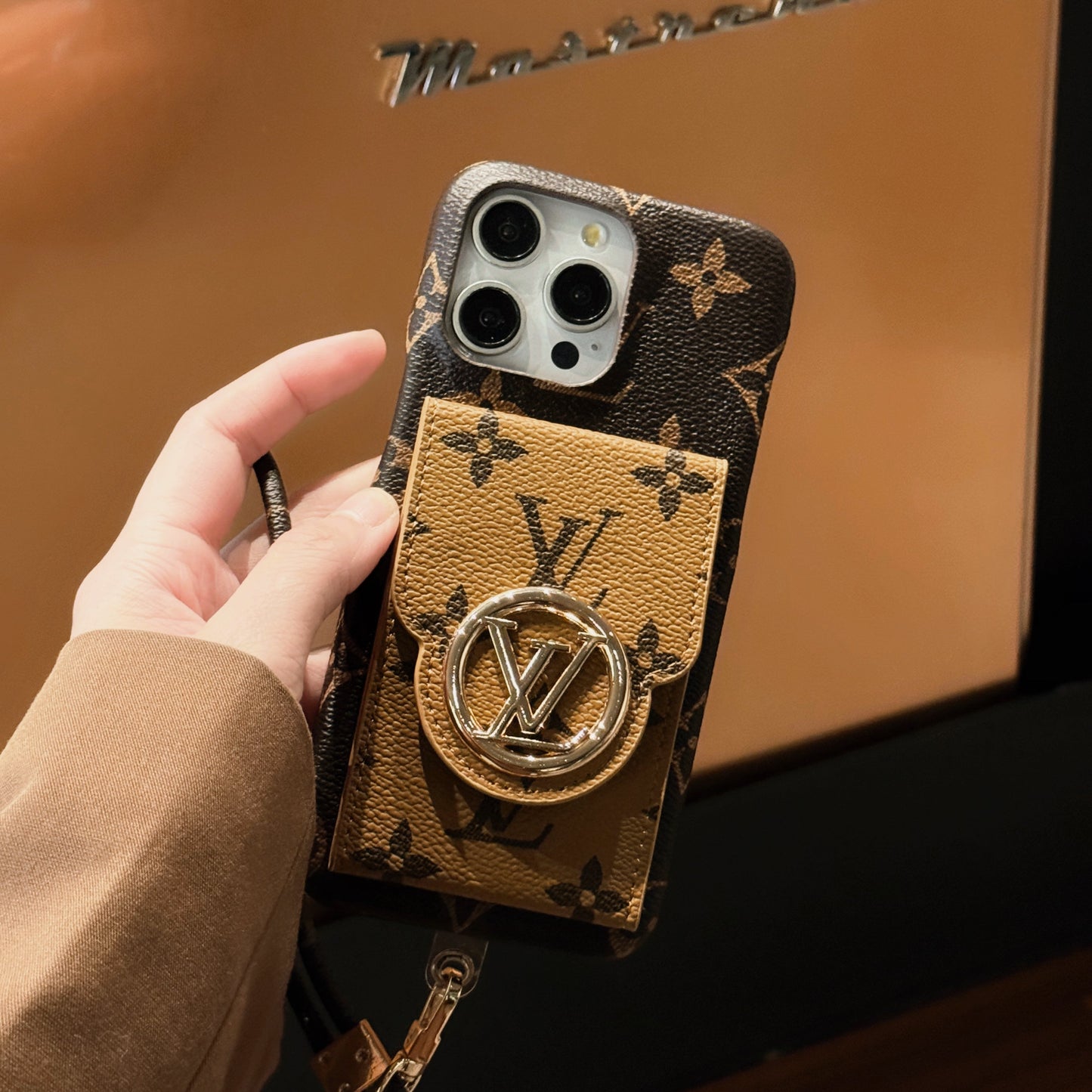 Lou Card Holder Chain iPhone etui