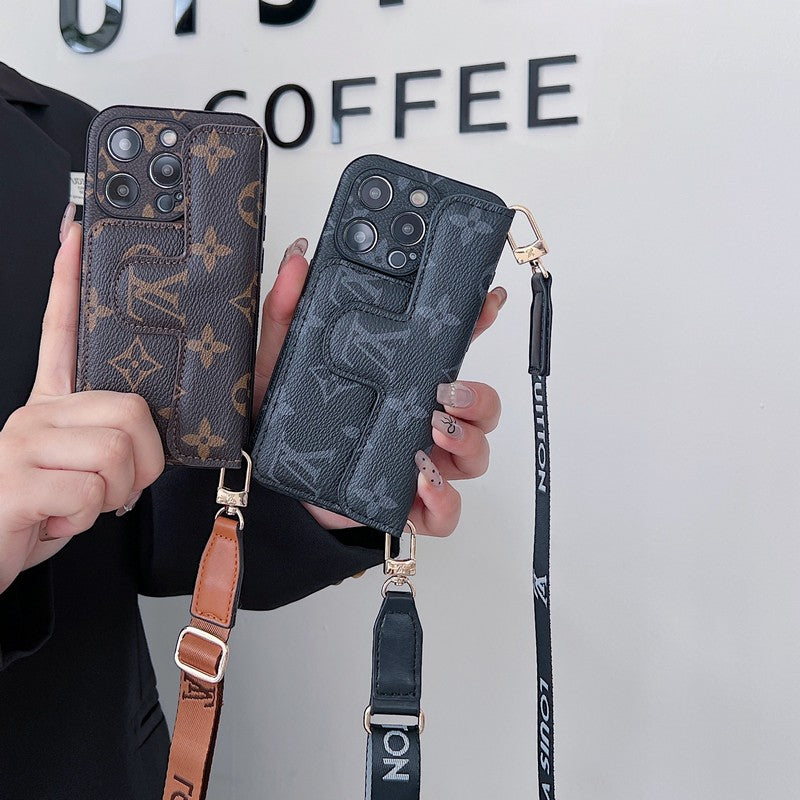 Etui na iPhone'a z bocznym uchwytem na karty Lou