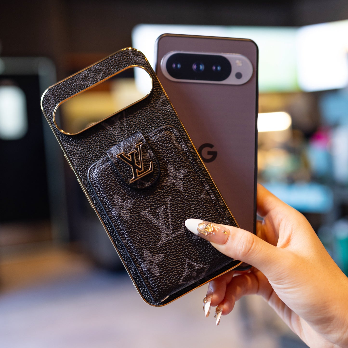 Cás teileafóin Google Pixel Stíl Só