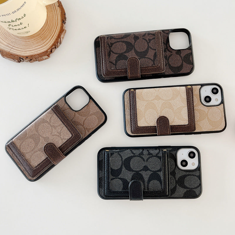 Pouzdro na iPhone Coach s peněženkou a crossbody popruhem bílé -XK240402