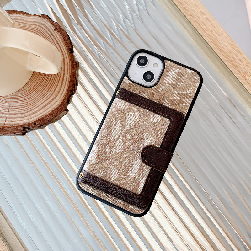 Pouzdro na iPhone Coach s peněženkou a crossbody popruhem bílé -XK240402