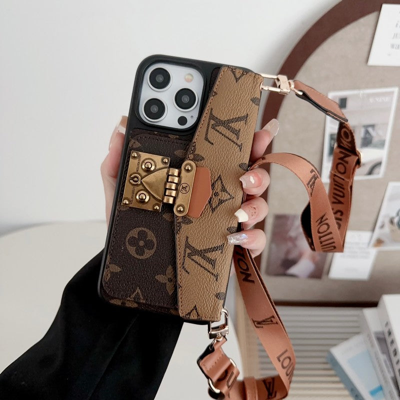 Θήκη για iPhone με αλυσίδα Lou Lock Card Bag