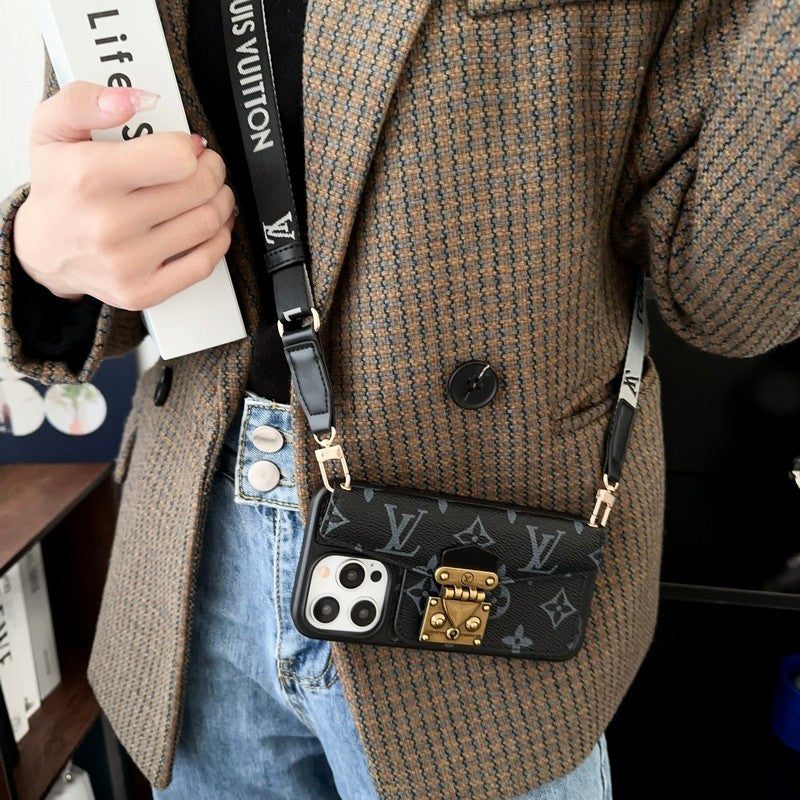 Θήκη για iPhone με αλυσίδα Lou Lock Card Bag