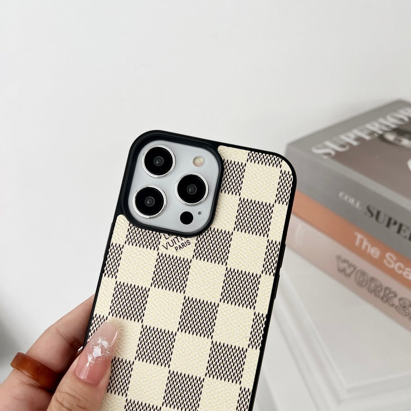 Lou Black & White Crossbody iPhone etui