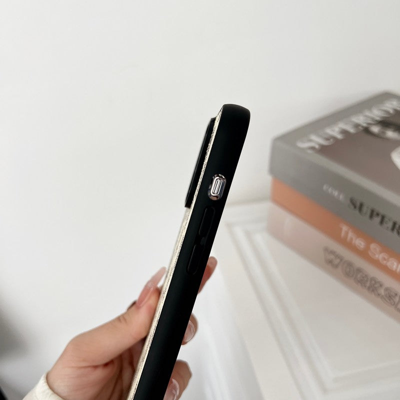 Lou Black & White Crossbody iPhone etui