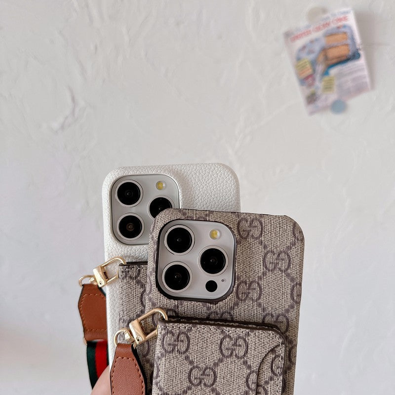Mála Cárta GG Cás iPhone Clasaiceach Crossbody