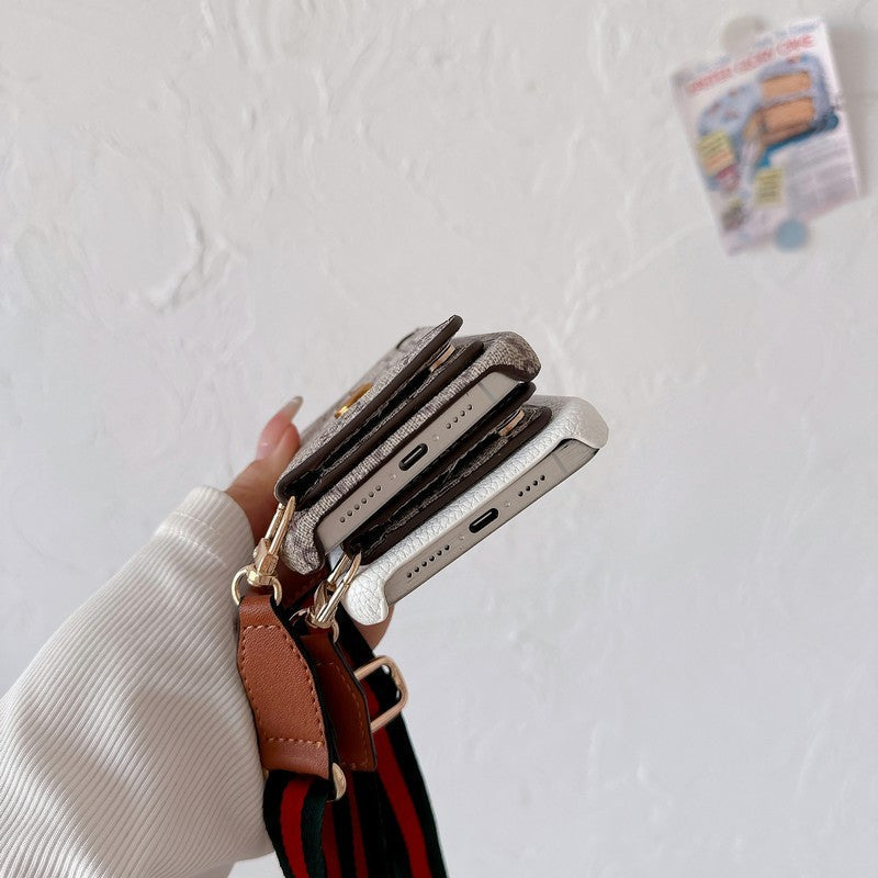 Mála Cárta GG Cás iPhone Clasaiceach Crossbody