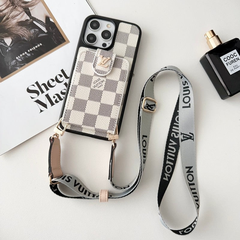 Lou Black & Cás iPhone Mála Cártaí Bán Crossbody