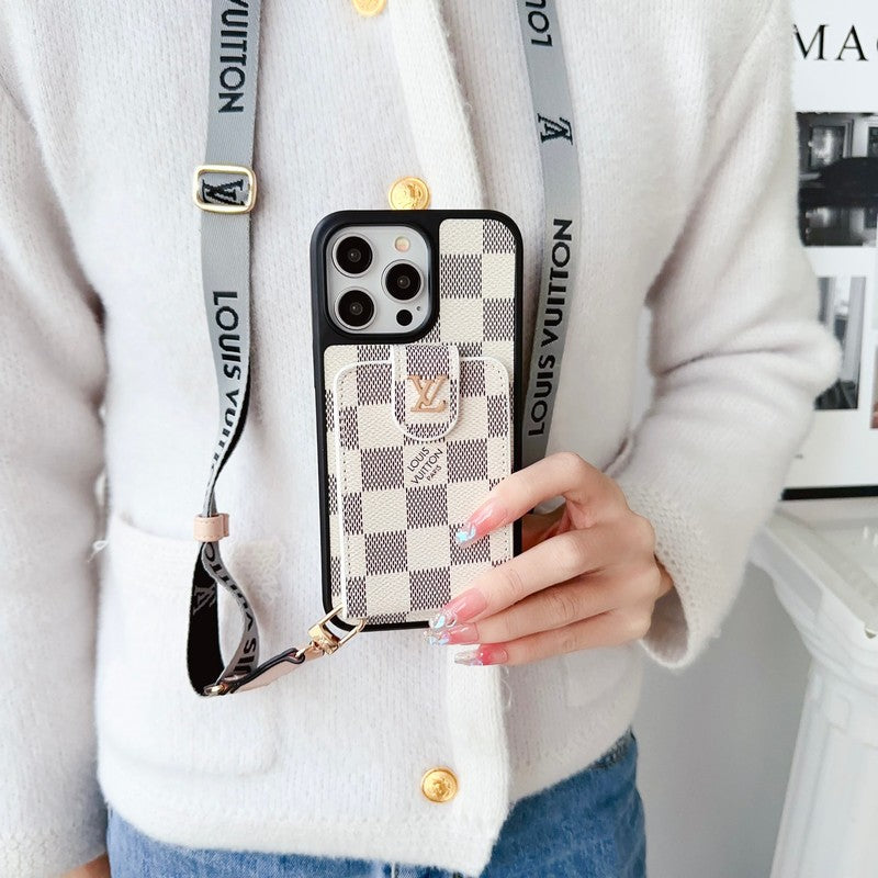Lou Black & Cás iPhone Mála Cártaí Bán Crossbody