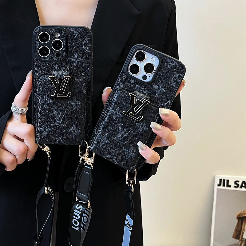 Lou Card Chain Τσάντα Μαύρη Θήκη iPhone