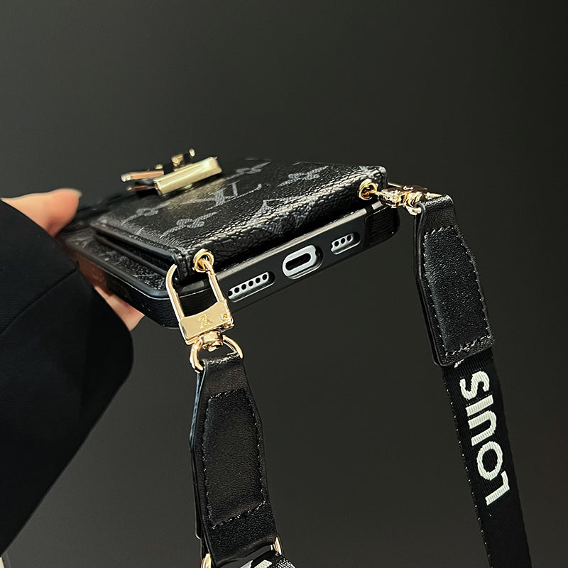 Lou Card Chain Τσάντα Μαύρη Θήκη iPhone
