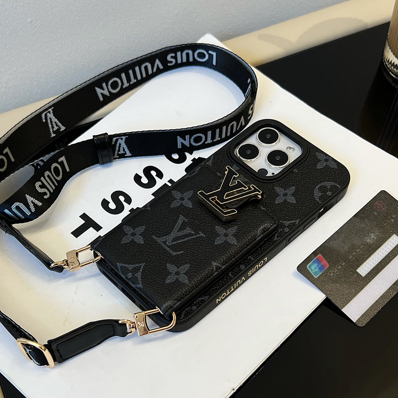 Lou Card Chain Τσάντα Μαύρη Θήκη iPhone