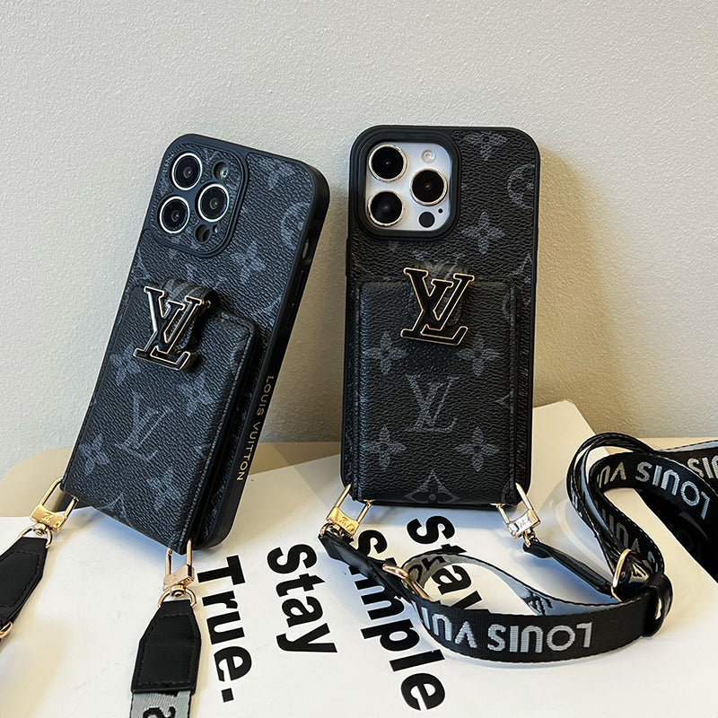 Lou Card Chain Τσάντα Μαύρη Θήκη iPhone